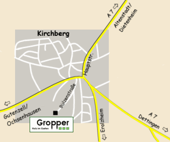 Ortsplan Kirchberg